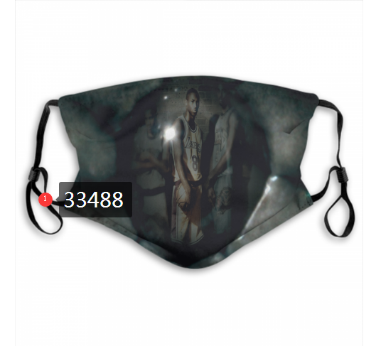 2021 NBA Los Angeles Lakers #24 kobe bryant 33488 Dust mask with filter->nba dust mask->Sports Accessory